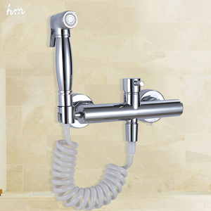 Pared portátil montado <span class=keywords><strong>WC</strong></span> de alta presión boquilla bidé <span class=keywords><strong>grifo</strong></span> mezclador pistola <span class=keywords><strong>grifo</strong></span> - Product Image 3