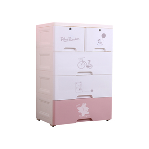Commode en <span class=keywords><strong>plastique</strong></span> coloré à empiler, meuble de rangement pour enfants, à 2/4/5/<span class=keywords><strong>6</strong></span> couches - Product Image 3