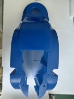 Boîtier de protection robotique Haotewei en UHMWPE bleu pour machine à tabler les panneaux photovoltaïques (PV) et à assembler les cellules solaires Yaskawa