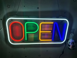 Dropshipping tùy chỉnh RGB Neon <span class=keywords><strong>LED</strong></span> dấu hiệu tùy chỉnh cửa hàng kinh doanh Salon cửa hàng mở tường ngoài trời cho đám cưới sinh nhật chiếu sáng logo - Product Image 5