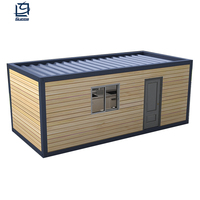 Maison modulaire prédécoupée, structure en acier, facile à assembler, bas prix, conteneur à domicile