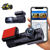 Enregistreur de conduite DVR pour voiture avec écran de 1,47 pouce, caméra de tableau de bord sans fil, mini caméra de voiture, tachymètre automobile