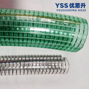 <span class=keywords><strong>Manguera</strong></span> de agua de trueno reforzada trenzada en espiral de alambre de acero inoxidable Flexible de plástico de PVC transparente de 3 pulgadas - Product Image 3