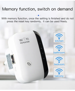 Répéteur Wi-Fi longue portée 300 Mbps, amplificateur de signal sans fil, extension de portée Wi-Fi 300 m, prise UK - Product Image 2