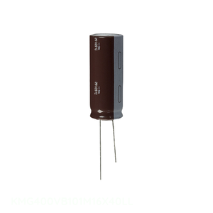 Condensateur KMG400VB101M16X40LL, canal fabricant, 100 µF, aluminium, 20 %, 400 V, radial, à traverser, 100 uF - Product Image 1