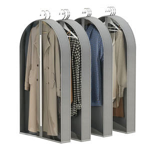 Funda tejida ecológica transparente de 4 piezas, vestidos de novia, ropa y suéteres, práctica bolsa de ropa de viaje - Product Image 1