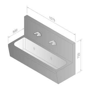 บริษัท ไวล์ดา ออโตเมชั่น จำกัด จำกัด เครื่องทำความสะอาดอัตโนมัติแบบติดผนัง รุ่นใหม่ แบบสองก๊อก 1 กิโลวัตต์ 220 โวลต์ - Product Image 1