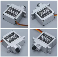 Servomoteur numérique 9g à couple élevé avec boîtier métallique, engrenages entièrement métalliques pour voiture, bateau, modèle d'avion, aile fixe, robot
