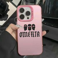 Coque de protection antichoc en PC rigide Fashion Laser Omerta pour iPhone 17 16 15 14 13 12 11 Pro Max Plus