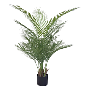 115Cm Nhân Tạo Cây Cọ Nhựa Màu Xanh Lá Cây Cây Cọ Giả Chậu Cây Cây Nhân Tạo Cho Nhà Văn Phòng Trang Trí Sân Vườn - Product Image 1