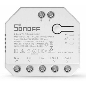 สวิตช์อัจฉริยะ Sonoff 2 ช่อง Wi-Fi 100-240V 15A สูงสุด ระบบควบคุมบ้านอัตโนมัติแบบสองช่องสัญญาณ - Product Image 3