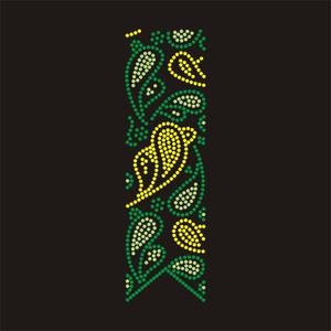 Strisce Termoadesive Personalizzate con Motivi in Cristallo e Strass, Design a 12 Facce <span class=keywords><strong>per</strong></span> Fiocchi da Cheerleader - Product Image 5