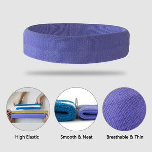 عصابة رأس ومعصم رياضية جديدة من النايلون، ناعمة ورقيقة وسريعة الجفاف وخفيفة الوزن ومتينة للاستخدام المنزلي والخارجي - Product Image 5