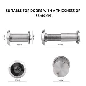 Roeasy avrupa pazarı iyi satış çinko alaşım dayanıklı özel güvenlik ayarlanabilir kapı casus delik görüntüleyici - Product Image 5