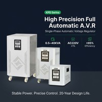Estabilizador de Voltaje de CA Automático de Baja Capacidad, Regulador de Protección Segura para Electrodomésticos, Servidores de Computación, 3KVA