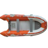 Bateau gonflable approuvé CE 360 avec plancher en aluminium avec hors-bord