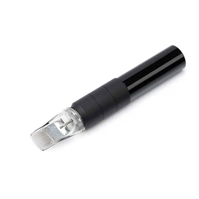 Kissure-قلم تاتو صغير, قلم تاتو صغير دوار PMU قلم microblading من أجل أدوات العناية بشفاه الحاجب وإمداد الحاجب ، قلم تاتو بتصميم مضاد للماء ، قلم تاتو على شكل شفاه للحواجب
