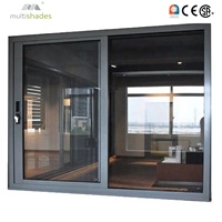 Ventana Corredera Inteligente para Hogar, con Rotura de Puente Térmico, Aluminio, Doble Acristalamiento, Vidrio Low-E, Certificación NFRC, Operación Eléctrica, para Villa