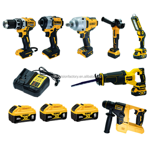 Kit combinado de herramientas eléctricas <span class=keywords><strong>DEWALT</strong></span> 20V MAX todo en uno, juego de 7 herramientas inalámbricas con batería de 6.0Ah para trabajar la madera - Product Image 1