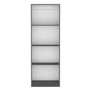 Benzoni Office DB Bookcase in Matt Gray/<b>White</b> Modern Office Bookcase & <b>Bookshelf</b> - Product Image 1
