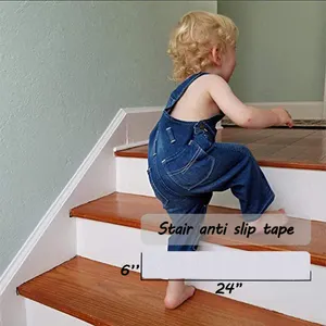重型楼梯踏板强硅酮橡胶防滑Selfadhesive胶带防滑贴纸地板