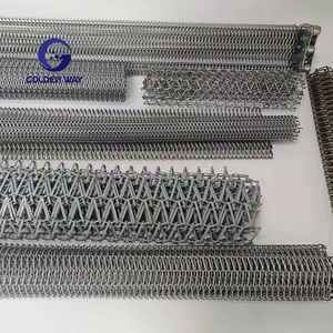 Trung Quốc Nhà Máy <span class=keywords><strong>304</strong></span> 316 Thép Không Gỉ Cân Bằng Con Lăn Chuỗi Dệt Cấp Thực Phẩm Dây Lưới Băng Tải Vành Đai - Product Image 2