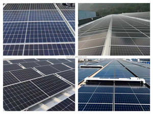 단결정 패널 납축전지가있는 오프 그리드 태양광 발전 시스템 3-10kW 부하 용량 접지 장착 - Product Image 3