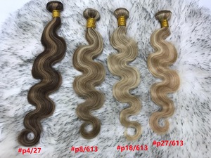 ผมต่อแบบเวฟสีธรรมชาติจากบราซิล FH Wholesale แท้ 100% เรมี่  จัดเรียงเกล็ดผมอย่างเป็นธรรมชาติ  แบบเป็นมัด - Product Image 6