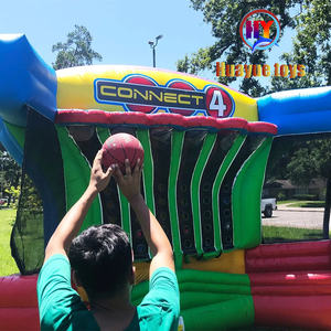 Basket-ball gonflable quatre Puissance Connect 4, jeux de Sport, Basket-ball gonflable Connect 3, jeu de carnaval pour fête - Product Image 5