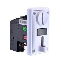 Akseptor Koin Multi Kualitas Terbaik SR Highlight LED S-802A Pemilih Koin Plastik DC+12V untuk Mesin Game Arcade Mesin Vending