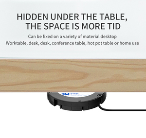 25mm Khoảng cách nhanh chóng sạc không dây QI sạc đồ nội thất máy tính để bàn ẩn nhúng Bảng Pad cho tất cả các Qi kích hoạt thiết bị - Product Image 5