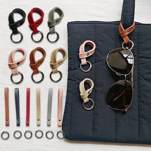 Adjustable PU Leather Promotional Multifunction Travel Carry Strap with Ring Hand Free Bag Holder Clip-On for Glasses Hats <b>Keys</b> - Product Image 1