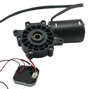 12V 45W 30W 52mm PM Brushless <b>Worm</b> <b>Gear</b> Motor Low Noise Low Speed High Torque Drive for Kitchen Garbage Disposer - Product Image 1