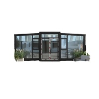 Maison préfabriquée sur mesure de 20 pieds ou 40 pieds en structure acier, conteneur à deux chambres, moderne, européenne, mobile, durable, rectangulaire et extensible