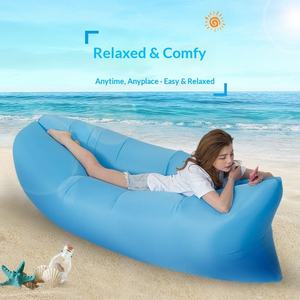 <b>Inflatable</b> Air <b>Sofa</b> Lounge Chair Outdoor Beach Casual Relaxing Seat - Product Image 1