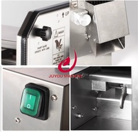 Commerciële groente- en fruit snijmachine, elektrische wortel-, aardappel- en uiensnijder, roestvrijstalen groenteblokjes snijmachine