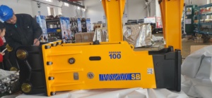 กล่องเบรกเกอร์ไฮดรอลิก SB100 สำหรับเครื่องจักรก่อสร้างและเหมืองแร่ สำหรับรถขุดขนาด 25-30 ตัน รับประกัน 1 ปี - Product Image 4