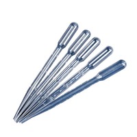 Mini pipettes Pasteur jetables en PE de 3 ml, 5 ml, 10 ml, 23 ml, modèle DG018, 100 pièces/sac, 90 g/sac, garantie 3 ans, personnalisation OEM