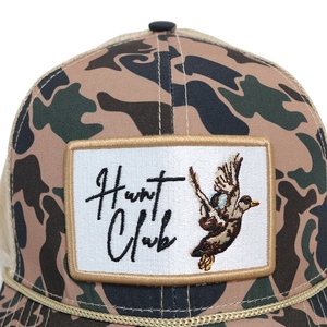 عالية الجودة التمويه الصحراء التمويه الطيور المائية بطة البط البطة الصيد في الهواء الطلق بالجملة حبل التكتيكية 6 لوحة سائق الشاحنات قبعة قبعة - Product Image 3