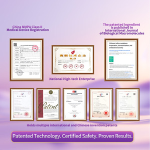 Membrana Cervical Antimicrobiana <span class=keywords><strong>de</strong></span> Quitosano <span class=keywords><strong>de</strong></span> Alta Eficacia para el <span class=keywords><strong>Tratamiento</strong></span> <span class=keywords><strong>de</strong></span> Hemorragias por Contacto y <span class=keywords><strong>la</strong></span> Reparación Cervical Post-Coital - Product Image 6