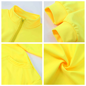 Nuovo Stile Set Tennis per Bambine con Giacca Mezza Zip e Gonna, <span class=keywords><strong>Abbigliamento</strong></span> Fitness Autunnale Elasticizzato con Schiena Traforata - Product Image 5