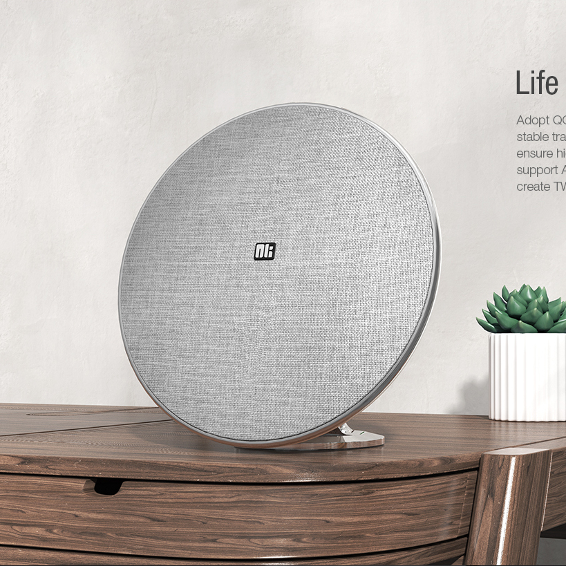 Nillkin Новый высококлассный стерео портативный Bluetooth динамик с модной текстурой домашний кинотеатр беспроводной динамик