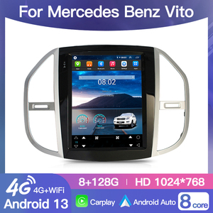 Autoradio sans fil 12,1'' Carplay, GPS Navi, Mercedes Benz Vito 3 W447 2017-2020, Android 15, DSP, écran tactile, lecteur multimédia - Product Image 2