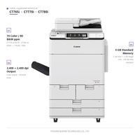 Équipement de bureau d'occasion et reconditionné, télécopieur A3, photocopieur général, machine à copier pour Canon C7780 C7770 C7765