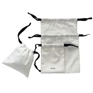 Bolsas de Compras de Lona de Algodón Orgánico Reciclable, Duraderas, de Gran Capacidad, con Cordón, Directas de Fábrica - Product Image 6