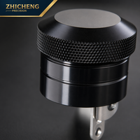 Lubrificateur de chaîne de moto haute précision ZHICHENG, kit de montage en aluminium CNC avec réservoir d'huile, multi-usages pour rénovation/amélioration