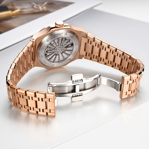 Montre mécanique de luxe Seiko NH35 en acier inoxydable, cadran de 40 mm, bracelet de 20 mm, mouvement ETA, réserve de marche, calendrier, aiguilles - Product Image 3