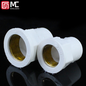 Fitting Pipa Air PVC Tahan Lama dengan Kopling Berulir Tembaga untuk Sistem Perpipaan Pasokan Pabrik - Product Image 2