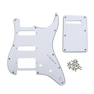 Kit de protection de manche et plaque arrière pour guitare électrique style ST avec vis – Pièces de rechange pour guitare Strat - Product Image 2