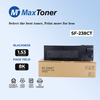 Cartouche de toner MaxToner SF-238CT SF-238FT pour imprimante Sharp SF-S201S SF-S201N SF-S261N SF-S233R, toner pour copieur, 8400 pages, rendement standard